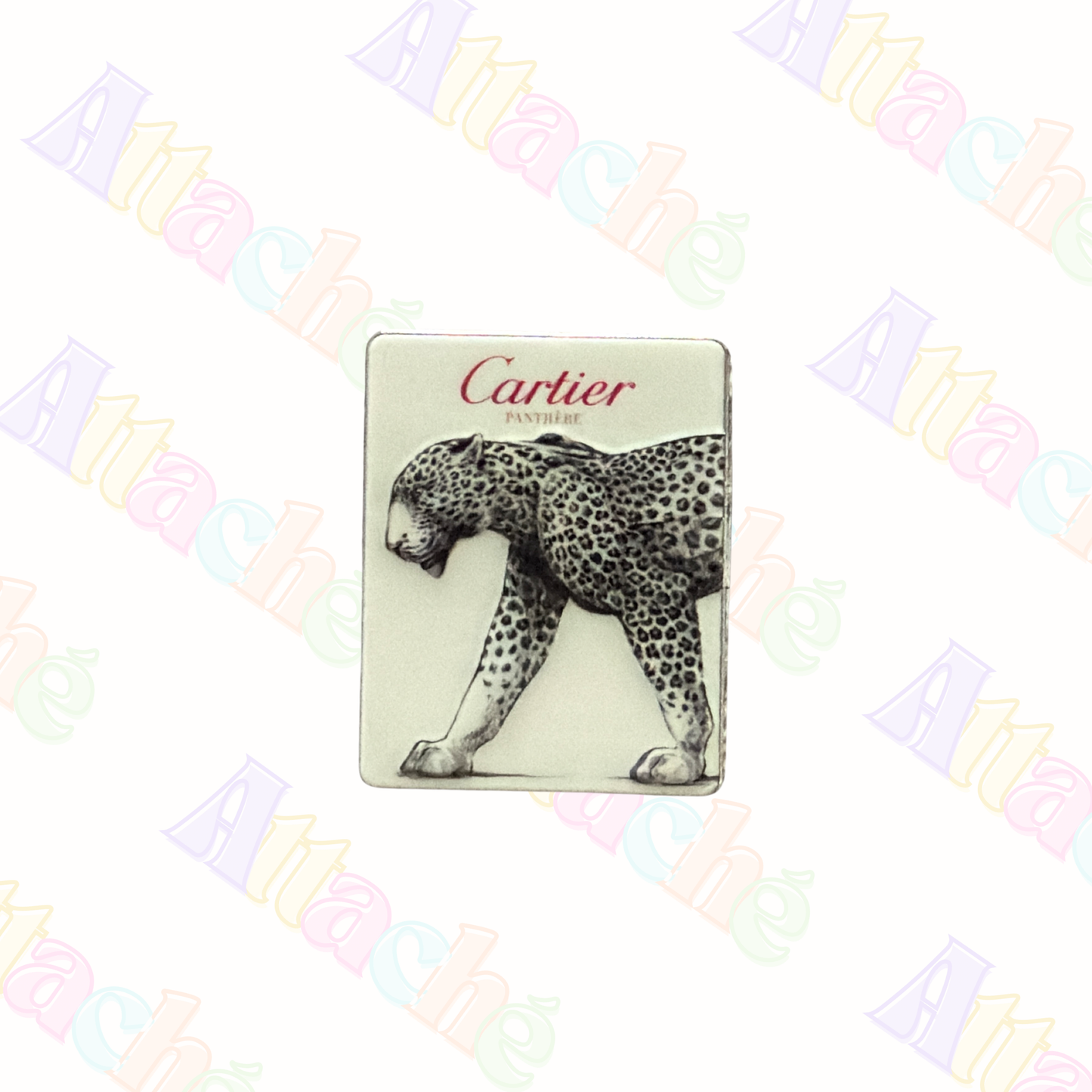 Cartier Panther Square Metal Sticker