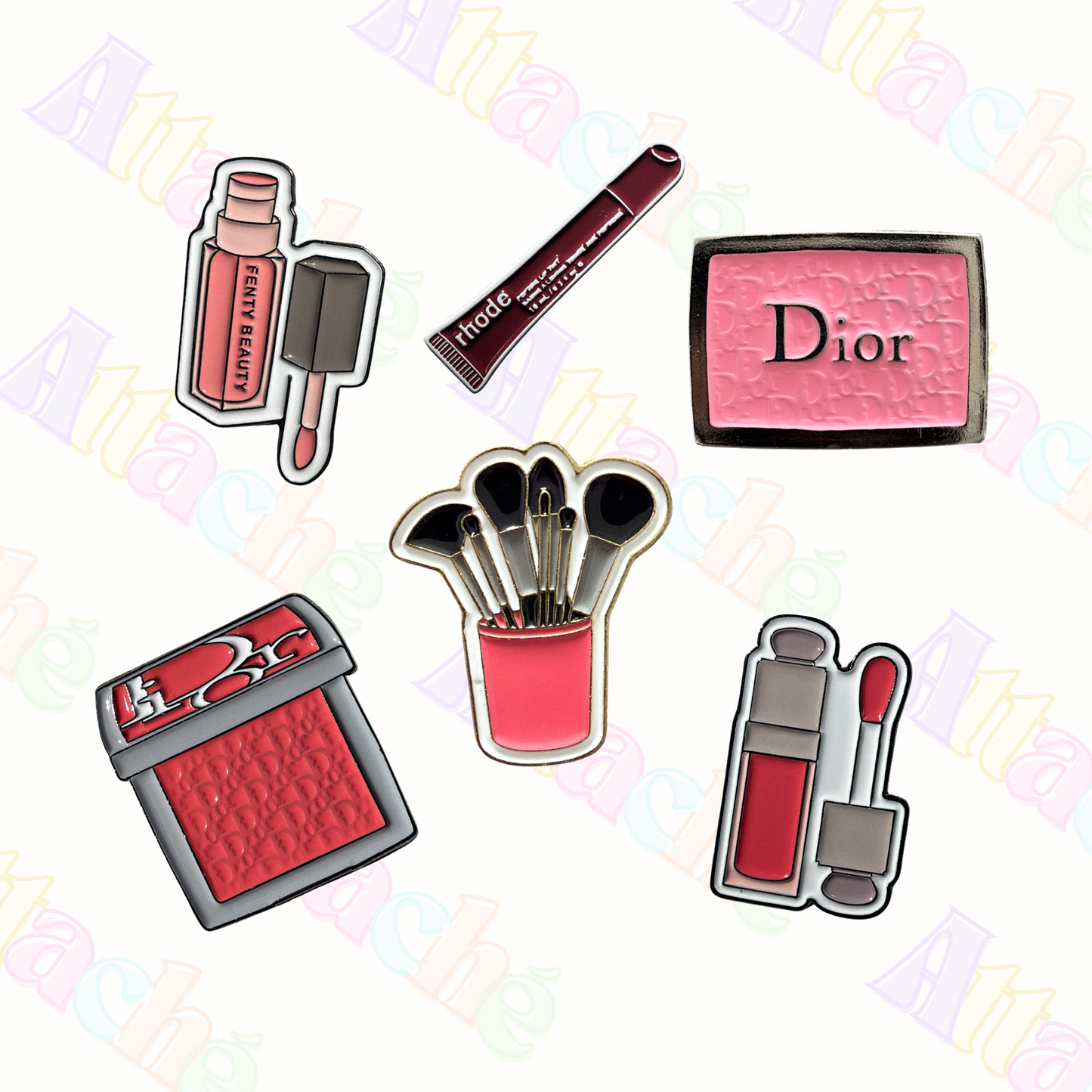 Makeup Collection Metal Stickers