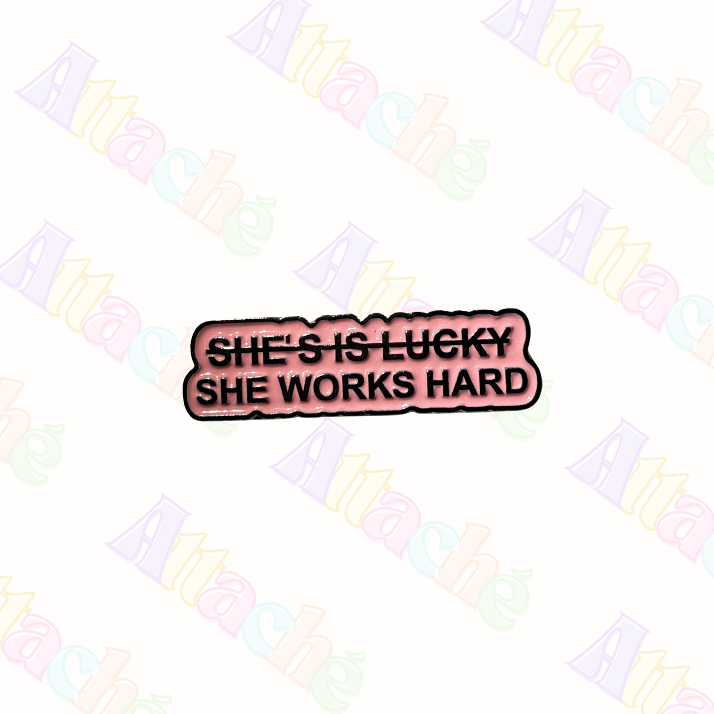 Girly Motivational Collection Metal Stickers