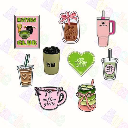 Drinks Collection Metal Stickers