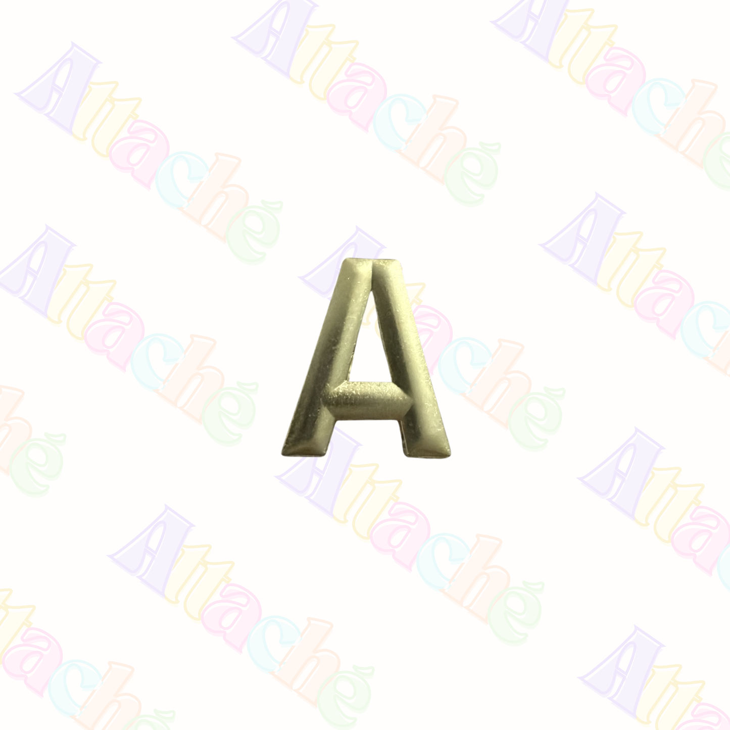 Gold Letter Metal Sticker