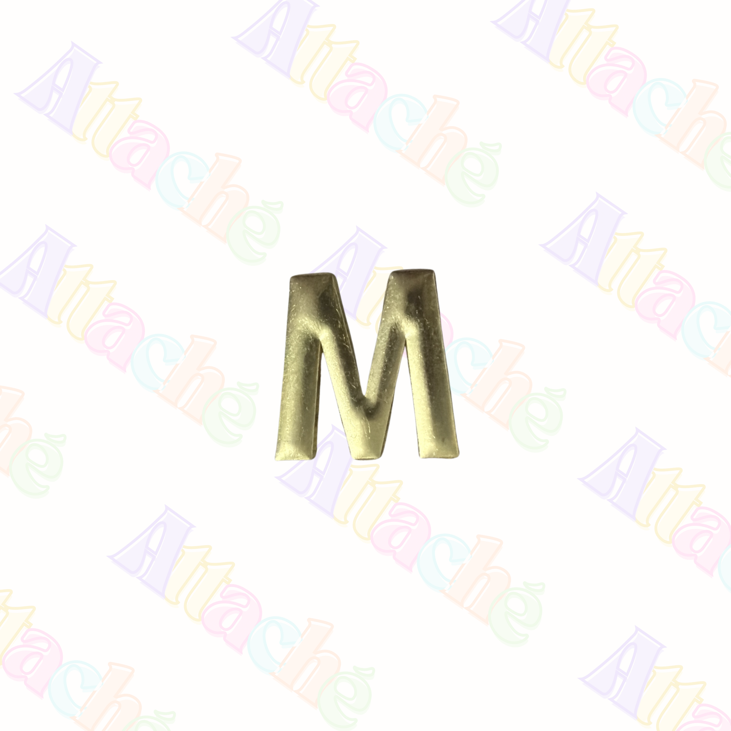 Gold Letter Metal Sticker
