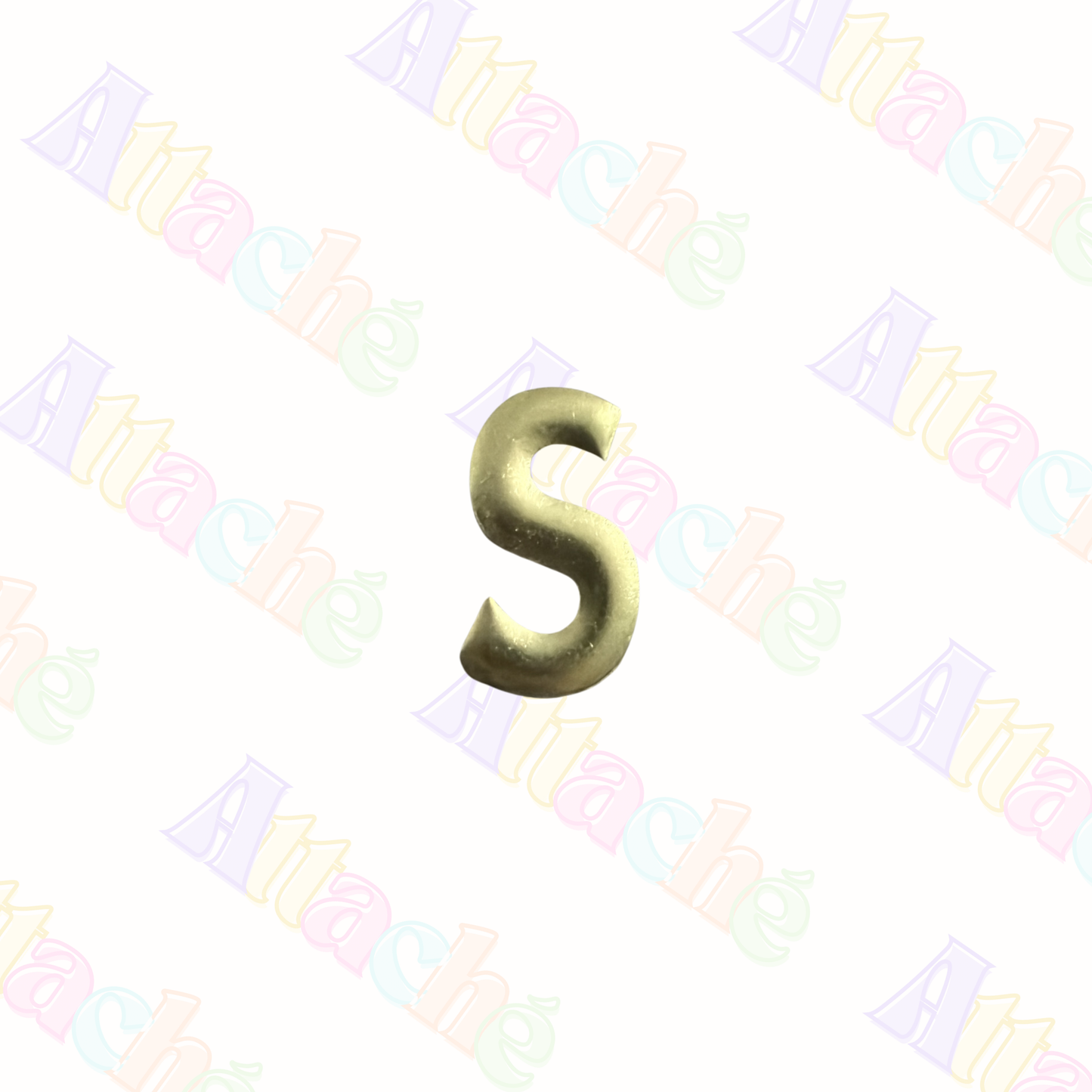 Gold Letter Metal Sticker