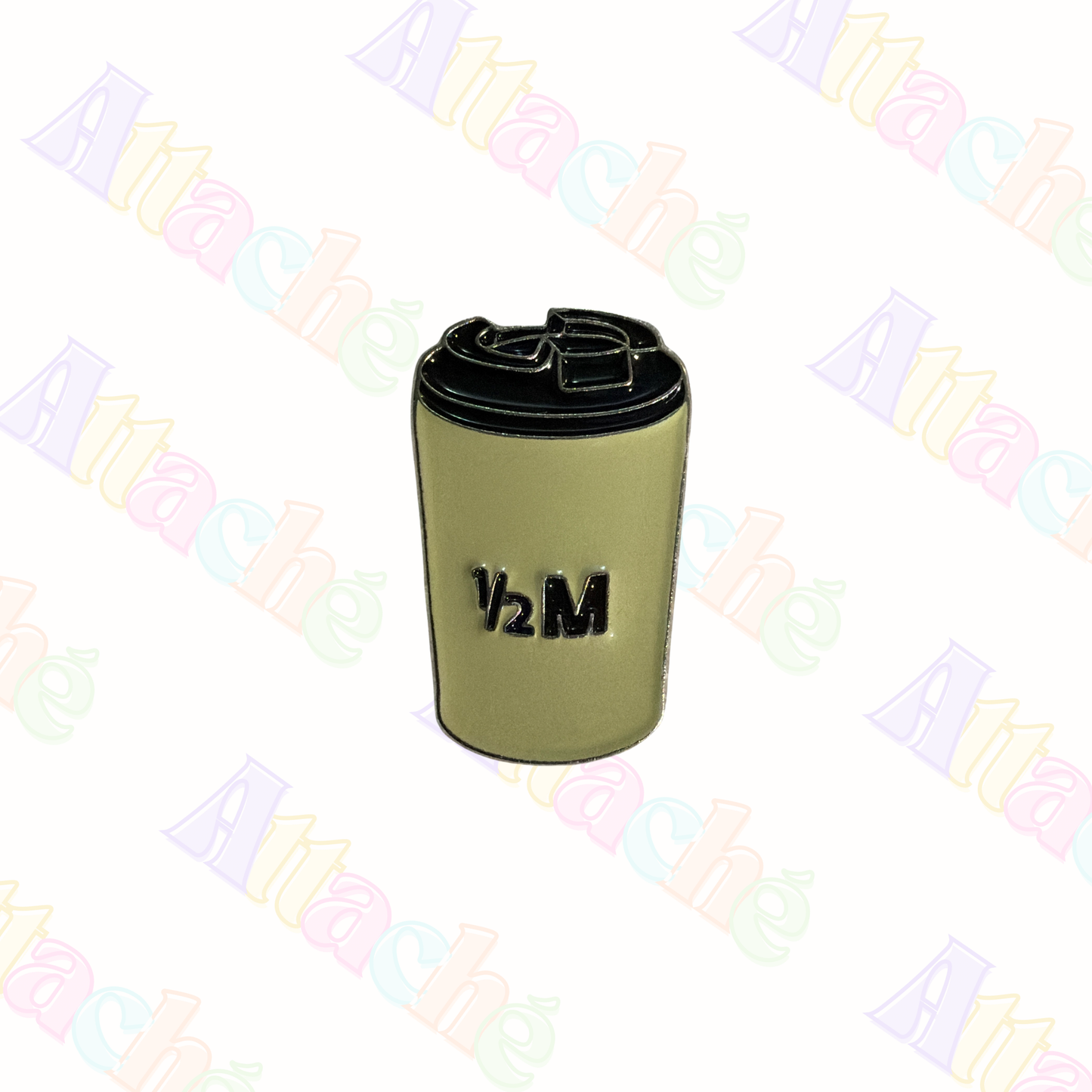 1/2M Coffee Cup Metal Sticker