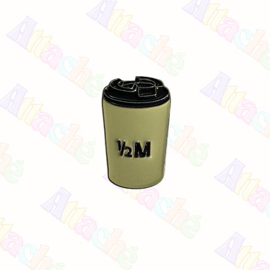 1/2M Coffee Cup Metal Sticker