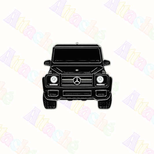 Black G Wagon Metal Sticker