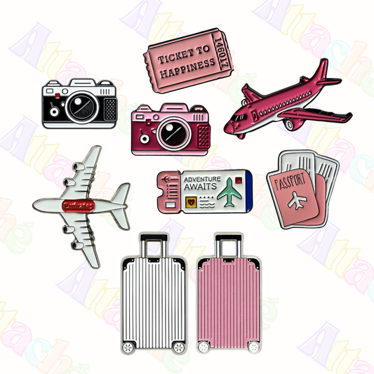 Travel Collection Metal Stickers