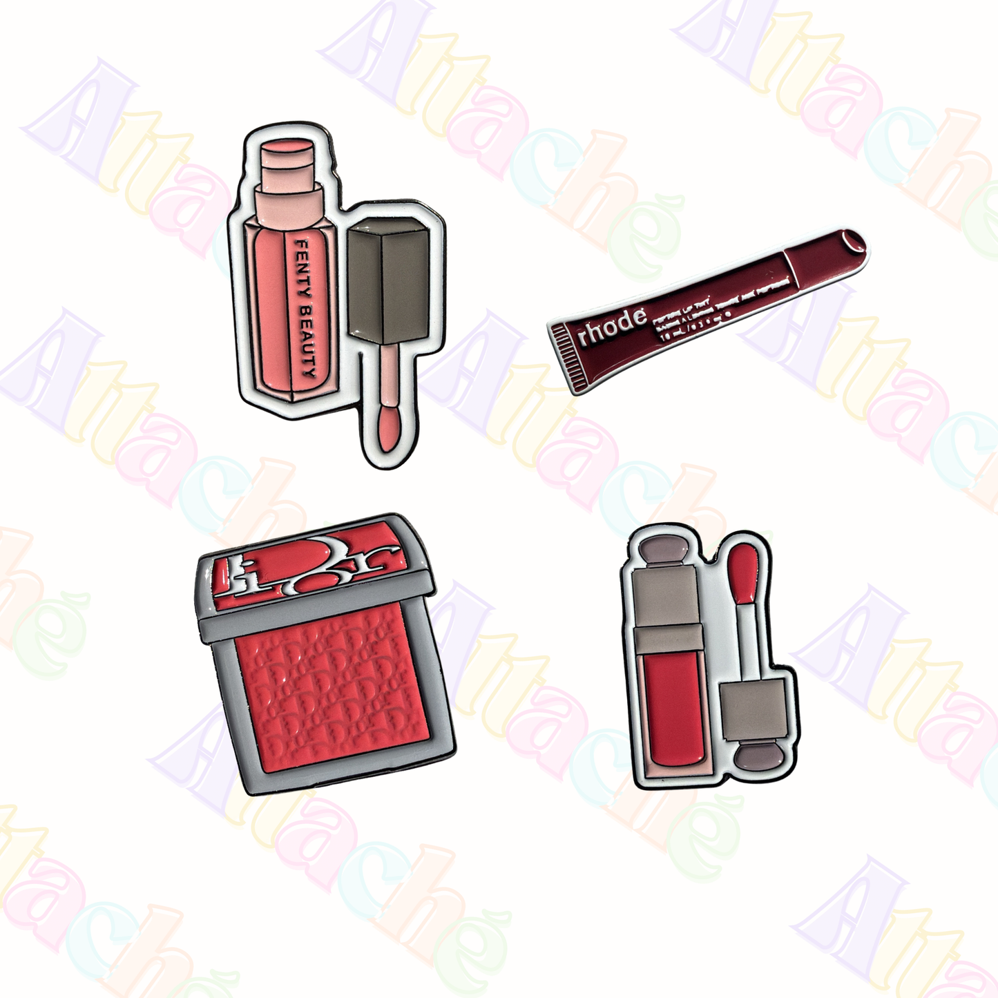 Dior Inspired Blush Metal Sticker