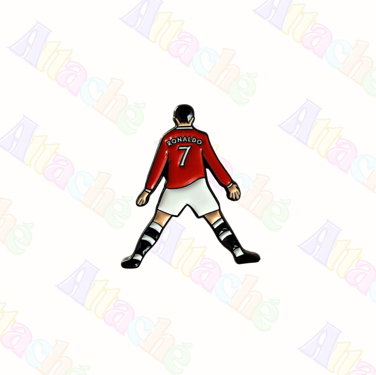 Ronaldo No7 Metal Sticker
