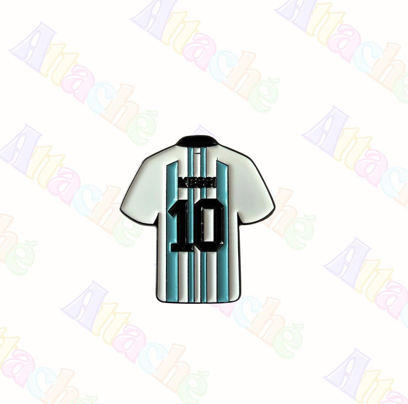 Messi No 10 Metal Sticker
