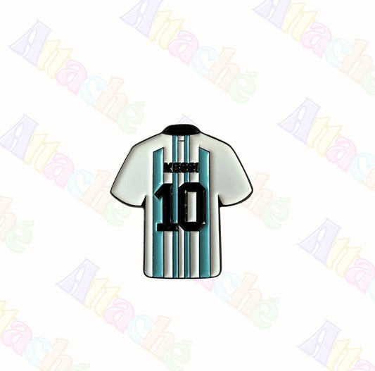 Messi No 10 Metal Sticker