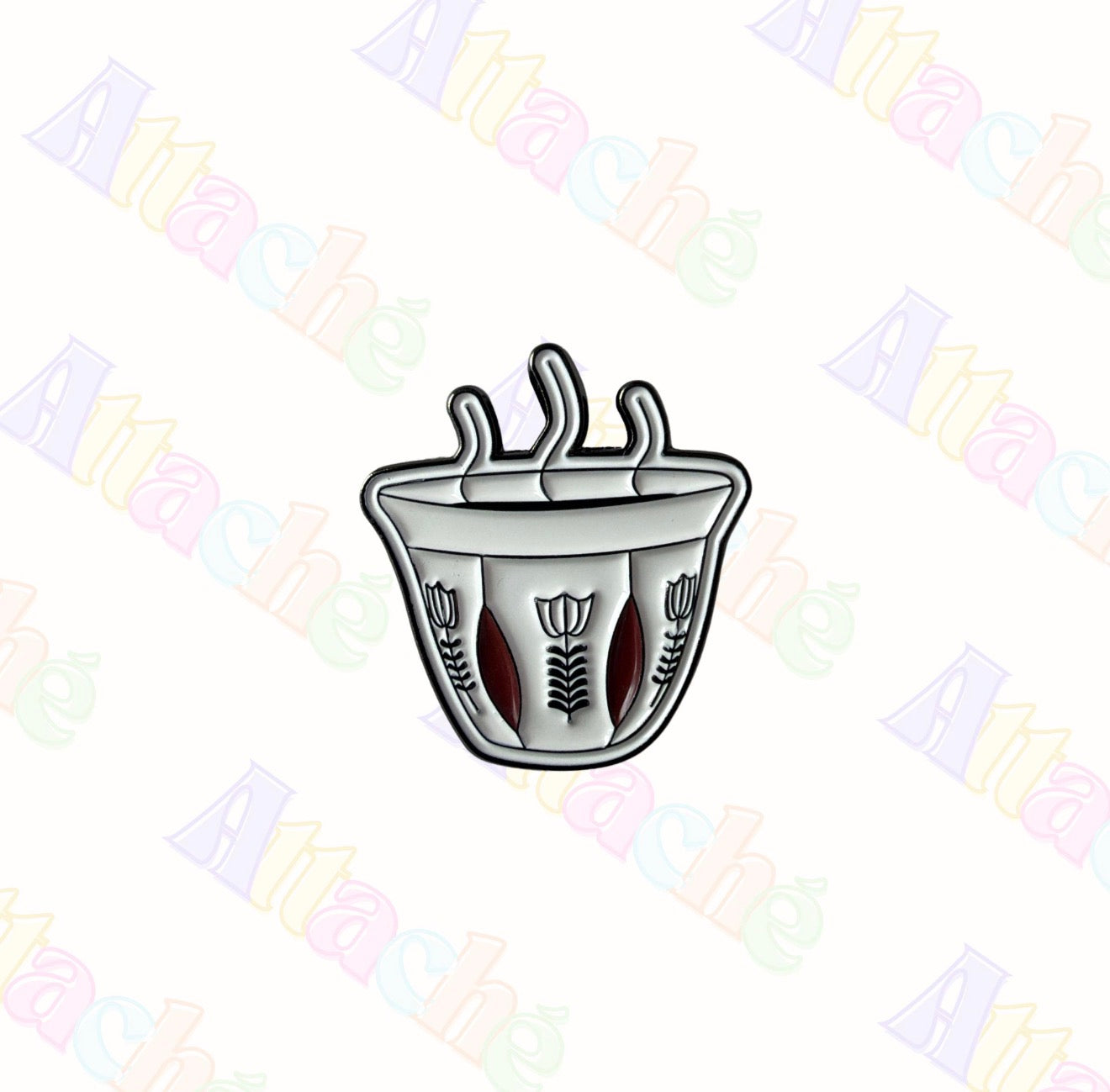 Arabic Coffee Metal Sticker