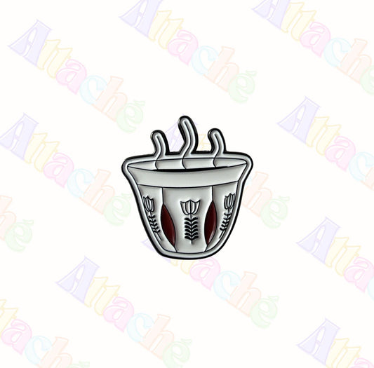 Arabic Coffee Metal Sticker
