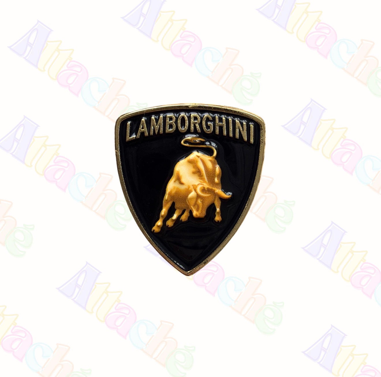 Lamborghini Logo Metal Sticker